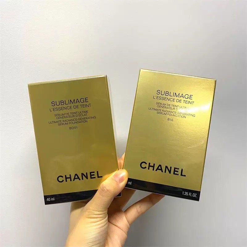 加拿大专柜Chanel香奈儿奢华精萃滋养金砖粉底液40ml 送粉刷