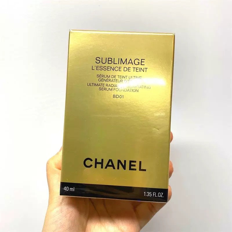 加拿大专柜Chanel香奈儿奢华精萃滋养金砖粉底液40ml 送粉刷