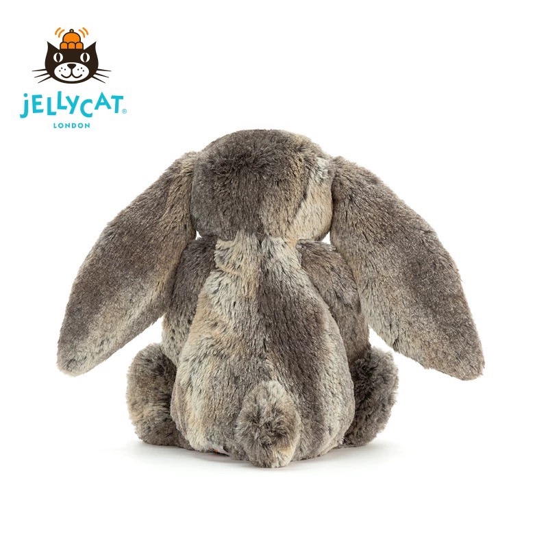 英国Jellycat害羞棉尾邦尼兔柔软毛绒玩具安抚玩偶礼物公仔