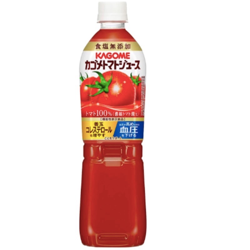 现货15瓶日本KAGOME可果美非转基因西红柿蔬菜果汁无食盐720ml/瓶