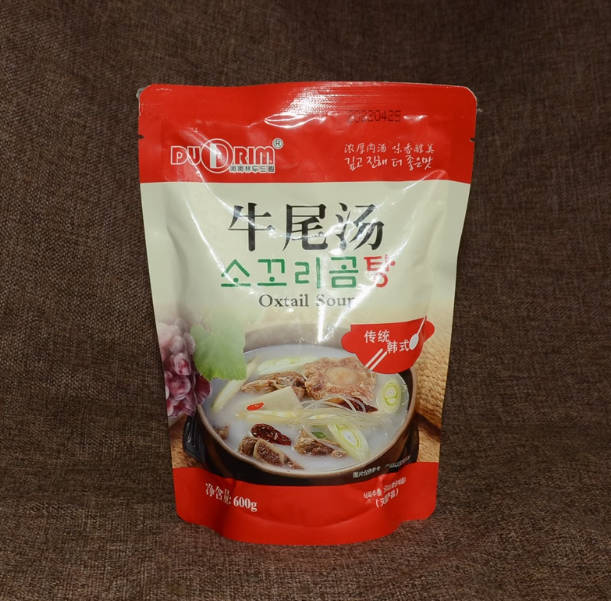 韩国风味 嘟嘟林 速食汤 牛尾汤600G20 整箱