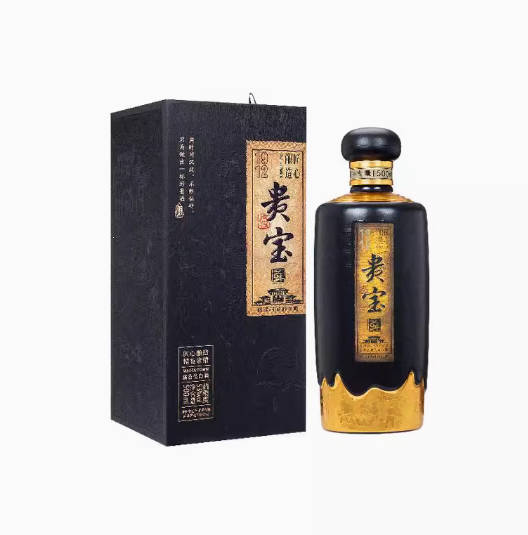 百年酒业贵宝黑金酱香型白酒53度纯粮食白酒