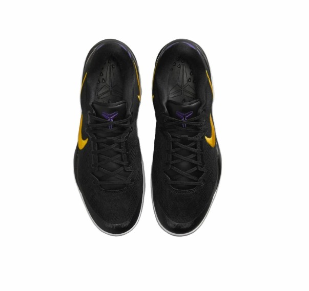 Nike Kobe 8 Protro "Lakers Away" 低帮 篮球鞋 男女同款 黑紫黄